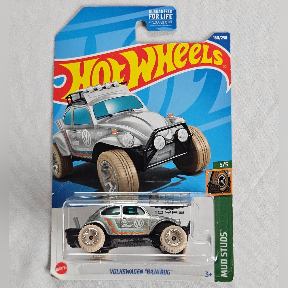 ZAMAC Volkswagen Baja Bug Hot Wheels Diecast Toy Car
